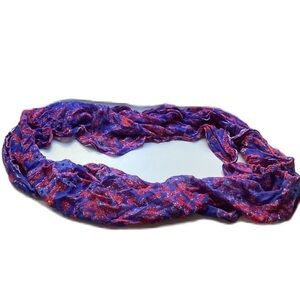 Lilly Pulitzer Infinity‎ Scarf Floral Rayon Light Scarf
